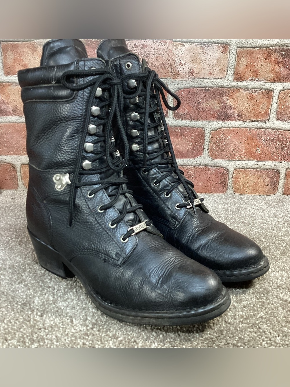 Double-H womens Opanka Packer Western Boots size 8